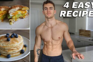 4 Simple High Protein Breakfast Ideas **for building muscle**