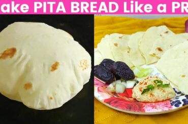 Pita Bread Recipe | How to make Pita Bread at Home | Homemade Pita Bread | MyKitchenPantry