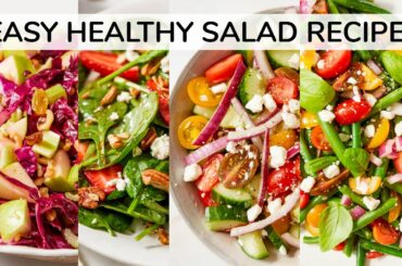 4 EASY HEALTHY SALAD RECIPES