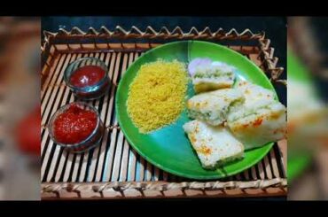 Easy Sandwich Dhokla | Healthy and Tasty | Less time consuming