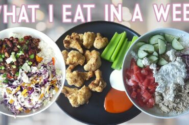 What I Eat In a Week [REALISTIC] Healthy & Unhealthy Meals