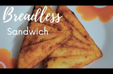 Breadless Sandwich | Healthy & tasty | No bread veggie Sandwich