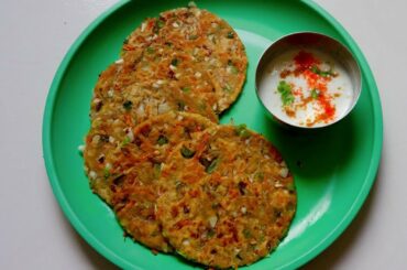 Easy & quick breakfast recipe |healthy & delicious snacks recipe | wheatflour vegetable roastie