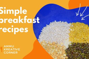 Healthy Breakfast Recipe/ Protein Rich Breakfast Recipes/ Multigrain Dosa | Ammu Kreative Corner