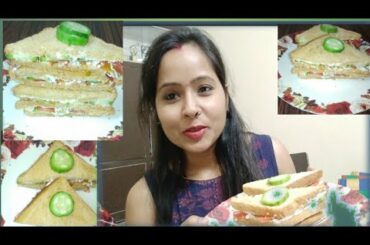 Jab Subah  km time ho to Banaye Ye salad ka healthy sandwich#homes duty and beauty #sandwich