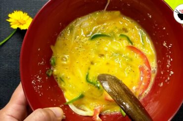 CAPSICUM OMELETTE | HEALTHY BREAKFAST | QUICK AND EASY BREAKFAST RECIPE