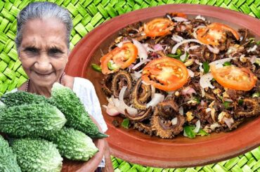 bitter gourd fry | karawila | karawila baduma | bitter gourd recipe (healthy recipes)