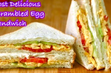 The Best Scrambled Egg Sandwich Recipe | Breakfast Sandwich Recipes Healthy