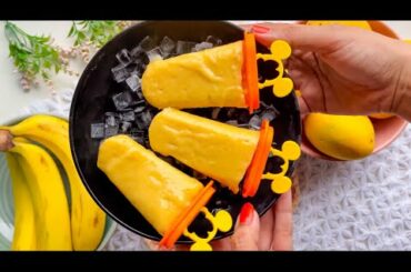 2 Healthy Recipes in 2 minutes | Fruits Smoothie | Fruits Icecream