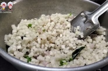 Vazhaithandu Poriyal / Valaithandu Poriyal / Thandu Poriyal / Healthy Lunch Poriyal Recipes in Tamil