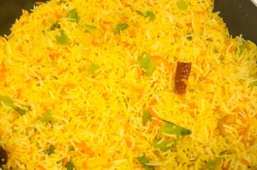 Carrot Rice Recipe/Easy & Healthy Lunch Box rice In 5 mins
