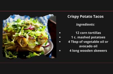 Crispy Potato Tacos - Healthy Food Recipes