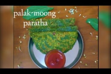 Palak- moong paratha recipe | healthy & tasty | Unique Recipes