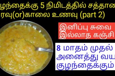 quick and easy dinner recipes for babies&toddlers(part 2)/healthy breakfast&dinner for babies