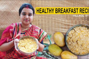Mango Chira Recipe | Village Healthy Breakfast Recipe With Mango