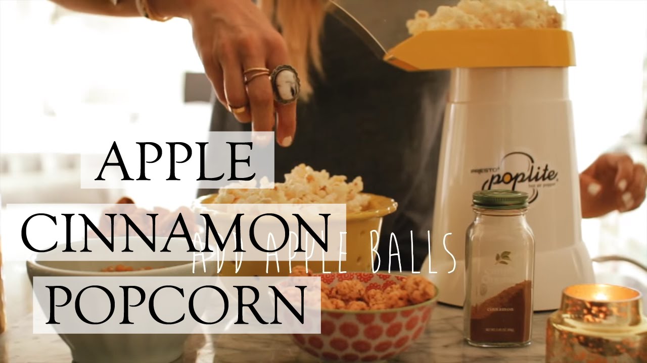 Apple Cinnamon Popcorn | Healthy Popcorn Recipe Apple Cinnamon Popcorn | Healthy Popcorn Recipe
