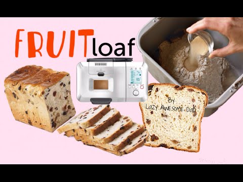 SIMPLE Raisin Fruit Loaf Bread Recipe Breadmaker Machine Breville Custom Loaf Pro BBM800 HOW TO SIMPLE Raisin Fruit Loaf Bread Recipe Breadmaker Machine Breville Custom Loaf Pro BBM800 HOW TO