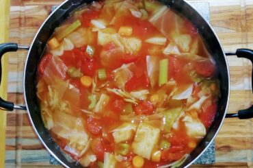 Diet Cabbage Soup! Lose Ten Pounds In A Week! And Delicious!