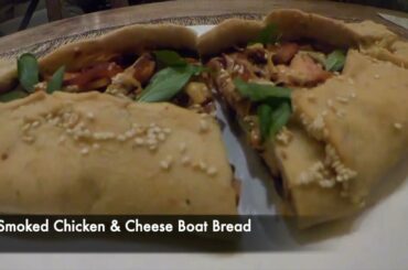 Homemade Smoked Chicken & Cheese Boat Bread | New Oven Baked Recipe | Healthy Cooking Video 2021 |