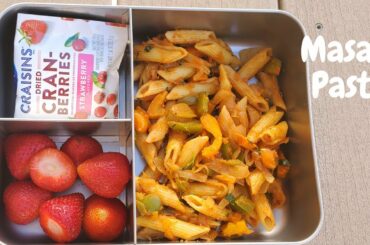 Kids Lunch Box Recipe | Masala Pasta | Lunch Box Ideas Day 2