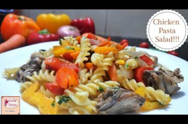 Chicken and Pasta Salad||Quick salad||Healthy salad|| Salad recipe||