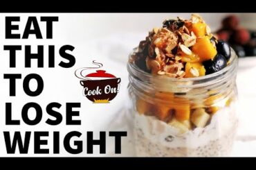 Overnight Oats Recipe For Weight Loss | Quick and Easy Healthy Breakfast Ideas | Cook On #shorts