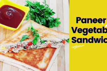 Paneer Vegetable Sandwich | Quick snacks recipe | #shorts | Home Cooked Recipes | Healthy snacks |