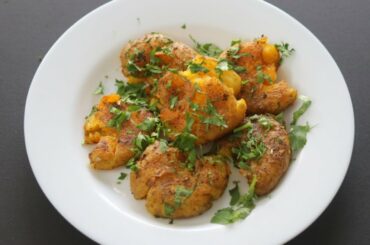 Smashed Potato Recipe - How To Make Smashed Roasted Potatoes - Vegan Recipes | Skinny Recipes