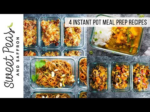 4 Instant Pot Meal Prep Recipes 4 Instant Pot Meal Prep Recipes
