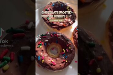 Chocolate Protein Doughnuts Recipe | 5-Minute Snacks | Healthy Dessert Recipes  #shorts