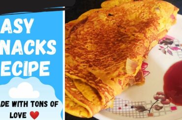 Easy And Tasty Snacks Recipe || Healthy Weight Loss Recipe||Besan Chilla Recipe