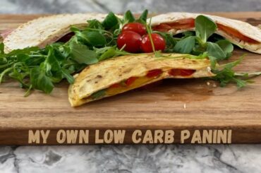 Panini sandwich for lunch? Healthy recipe for vegetarian or carnivore! Low carb | diabetic friendly