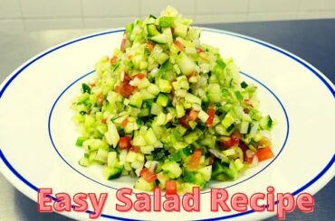 Easy Salad Recipe At Home | Vegetable Salad Recipe |