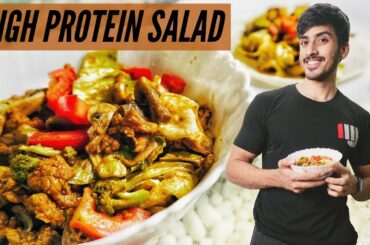 HIGH PROTEIN LOW CALORIE salad recipe for FAT LOSS