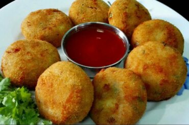 10 Minutes Recipe | Quick And Easy Breakfast Recipe | Evening Snacks Recipes | Sooji Cutlet #Shorts