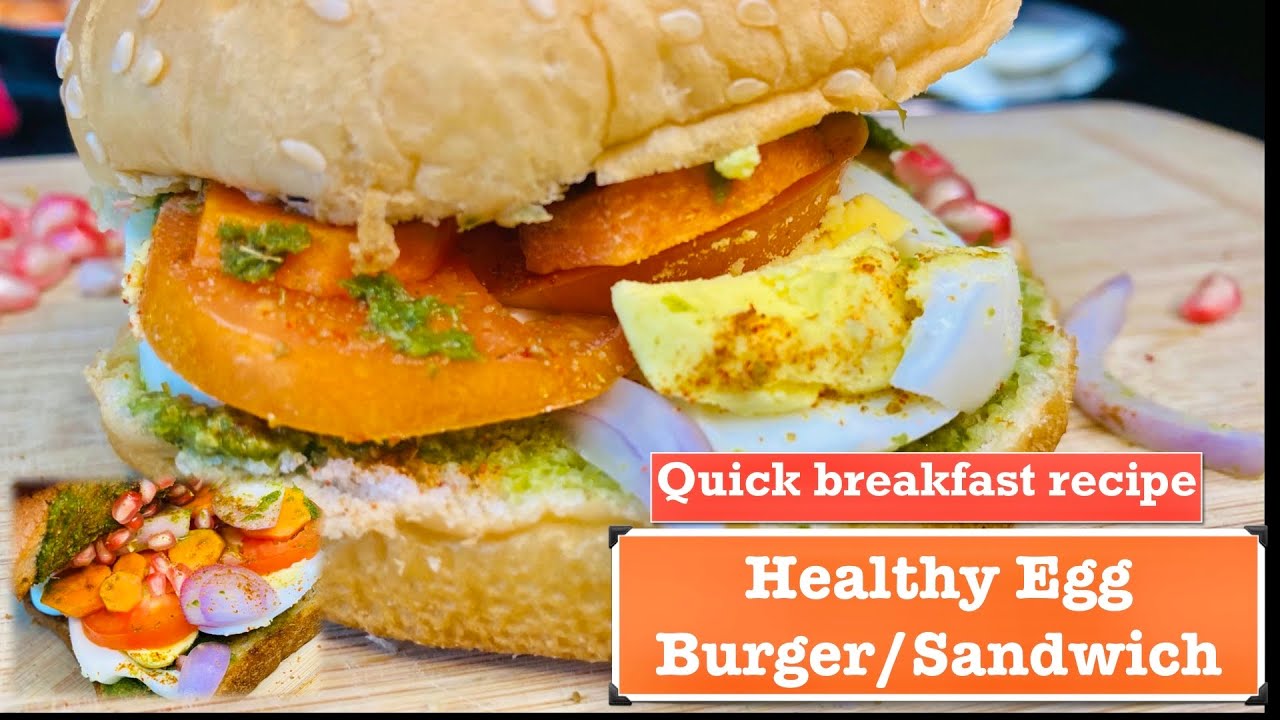 Healthy Egg Sandwich | Egg Recipe for Weight Loss | Healthy Breakfast Recipe | Egg Burger for Kids Healthy Egg Sandwich | Egg Recipe for Weight Loss | Healthy Breakfast Recipe | Egg Burger for Kids