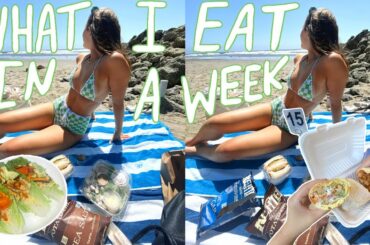 WHAT I EAT IN A WEEK *easy, healthy, college meals*
