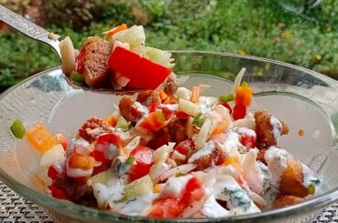 Creamy Chicken salad -  weight loss  salad / Indian cooking / healthy salad
