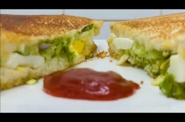 AVACADO TOAST ||Healthy Breakfast ||Sandwich Recipe for Weight loss #shortvideos