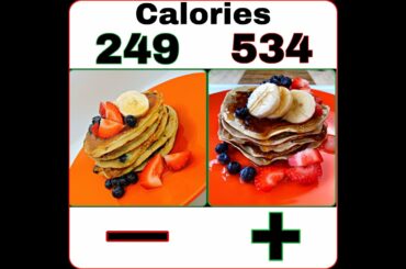 Protein Pancakes | 2 Recipes High & Low Calorie | Healthy Choice