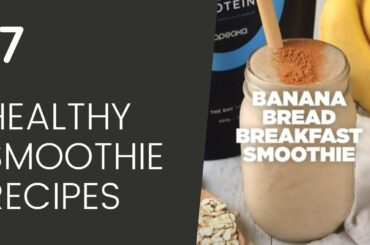Banana Bread Breakfast Smoothie | Healthy Smoothie Recipes #17