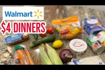 WALMART EXTREME BUDGET DINNERS // EASY & CHEAP SUMMER MEALS