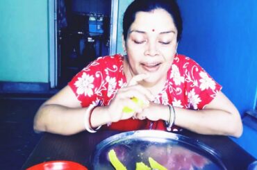 Today's my lunch time!!My healthy and tasty lunch!! Bengali lunch thali!! Enjoying my eating show!!