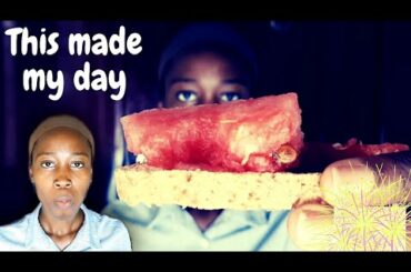 Watermelon and Bread sandwich | my new favourite snack idea
