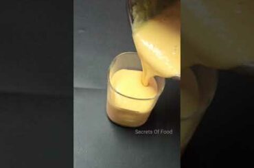 #shorts Mango lassi | No sugar | healthy weightloss recipe || Secrets Of Food ||