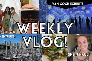 [WEEKLY VLOG] IMAGINE VAN GOGH VANCOUVER, HEALTHY MEALS AND A SUMMER SHEIN HAUL!