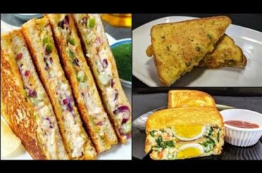 3 Easy Sandwich Recipes | Breakfast and Lunch Box Ideas