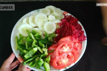 Bombay Street Style Masala Toast Sandwich/Healthy Sandwich Recipe/Choose your plate