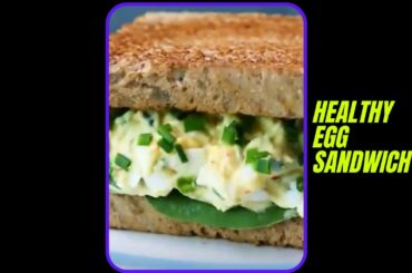 HOW TO COOK A HEALTHY EGG SANDWICH RECIPE *11 #shorts