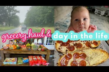 GROCERY HAUL & HOMEMADE FRENCH BREAD PIZZA!